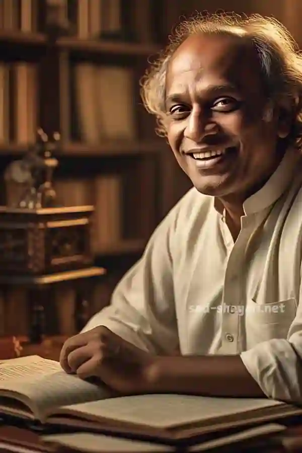 Famous Rahat Indori sher with Urdu and Hindi text
