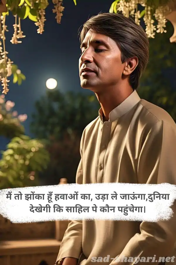 A poetic soul lost in the words of Kumar Vishwas, surrounded by books in a grand library