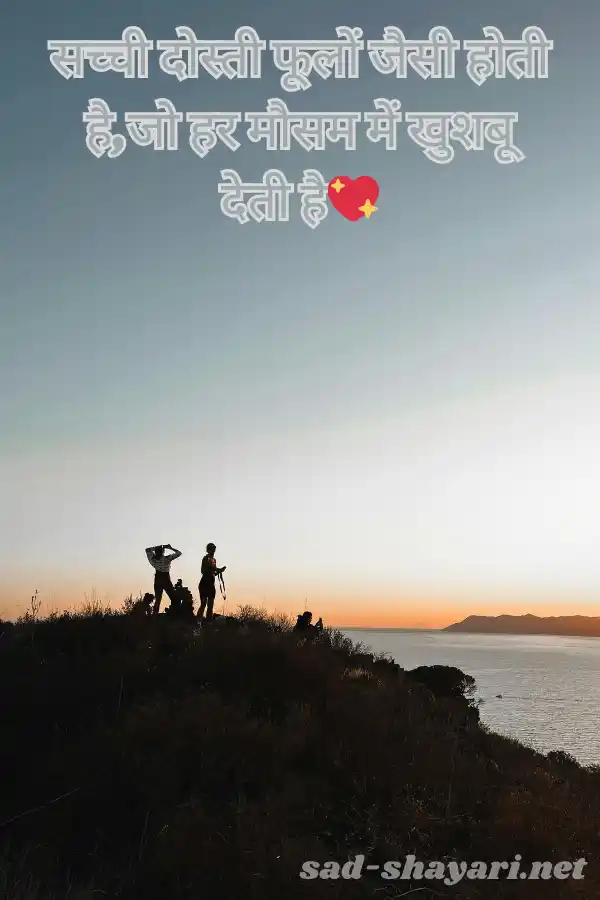 दोस्ती पर शायरी Friendship Quotes in Hindi